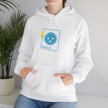 Keep Connect Unisex Heavy Blend™ Hooded Sweatshirt - White - Image 13