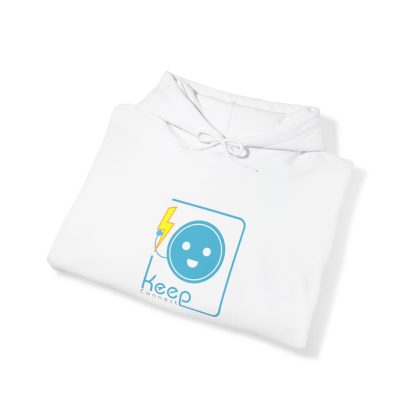 Keep Connect Unisex Heavy Blend™ Hooded Sweatshirt - White - Image 5